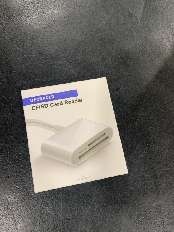 Photo 1 of SD Card Reader USB C for iPhone 15/Android Phone/iPad/Mac/Laptop, Three Card Slot Micro SD Card Reader Supports SD Micro SD CF Card, Digital Camera Viewer Memory Card Reader Plug and Play