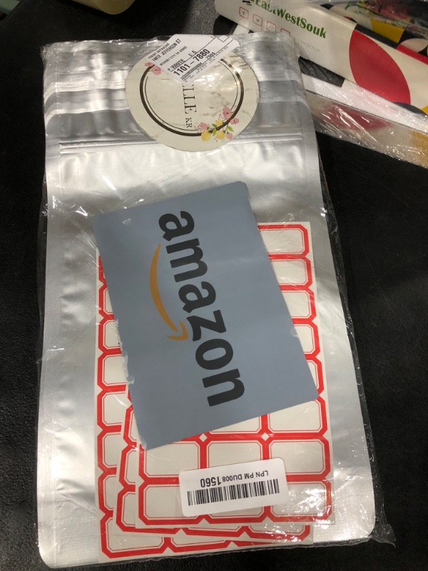 Photo 1 of BELLE KR® 2 Quart Mylar Bags for Food Storage - Pack Of 50-10 Mil Thick - 8x12 Stand Up Mylar Ziplock Bags Resealable & Heat Sealable for Long Term Food Storage