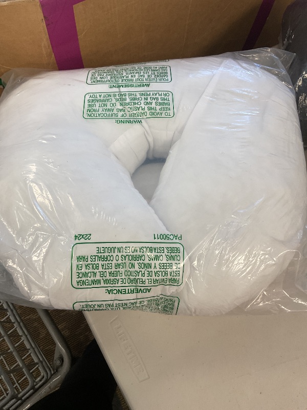Photo 1 of AMASKY Nursing Pillow, Breastfeeding Pillows, with Removable Pillow Cover, Ergonomic Nursing Essentials for Bottle Feeding, Machine Washable, Pink