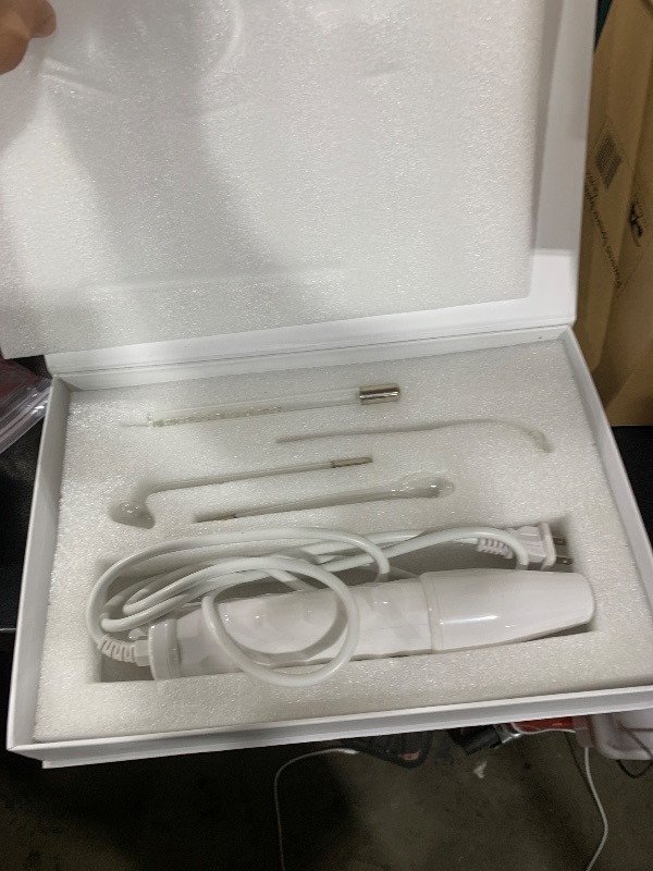 Photo 1 of NuDerma Clinical Skin Therapy Wand - Portable Skin Therapy Machine w 6 Fusion Neon + Argon Wands – Anti Aging - Clarifying - Skin Tightening & Radiance - Wrinkle Reducing