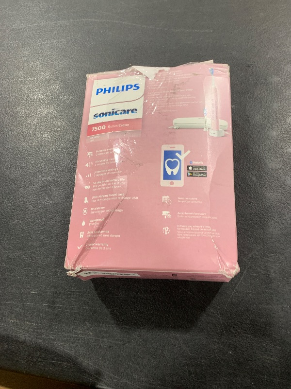 Photo 1 of Philips Sonicare ExpertClean 7500 Pink, Rechargeable Electric Power Toothbrush, HX9690/07