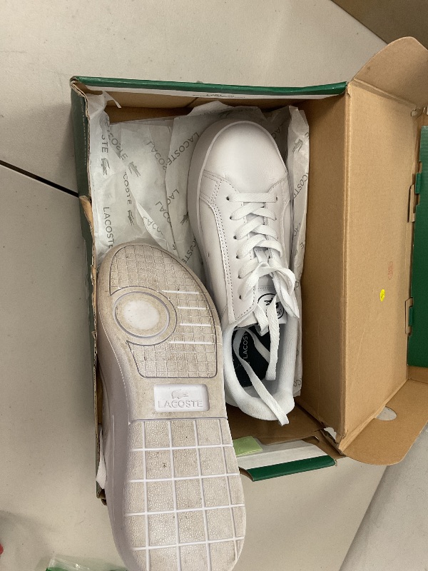 Photo 1 of Lacoste woman Carnaby Platform Sneaker, WHT/WHT, 7.5