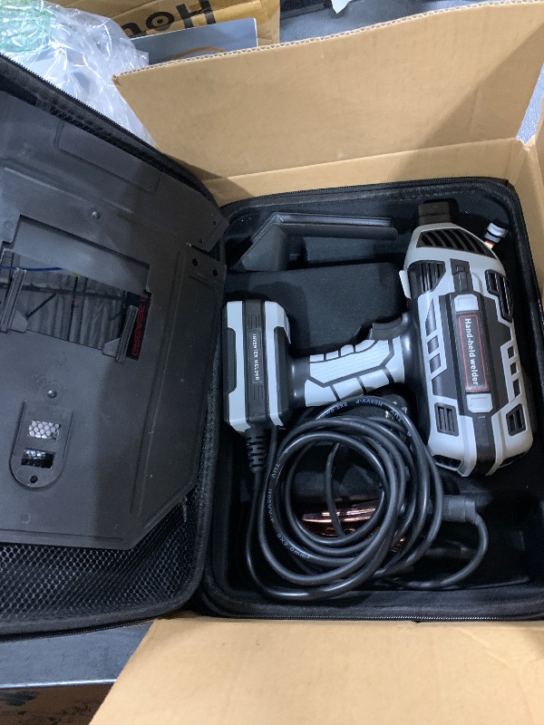 Photo 1 of YesRight Welding Machine Handheld 110V 120Amp Portable ARC Welder Gun Hand Held Welder Machine with Digital Display IGBT Inverter 6 Variable Current Adjustment for 1/16''-1/8'' Welding Rods