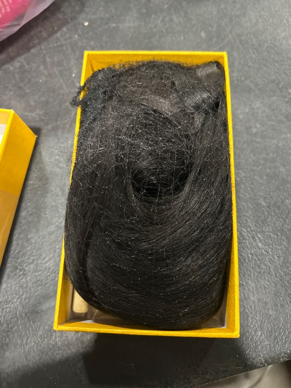 Photo 1 of LADY MIRANDA Double Sided PU Invisible Weft Hair Extensions Real Human Hair 18 Inch 100G Micro Ring PU Black Hair Extensions Twin Tabs Invisible Weft Tape in Extensions with Micro Beads(1B, 18 Inch)