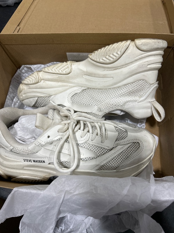 Photo 1 of Steve Madden Women's Possession Sneaker, White, 8.5