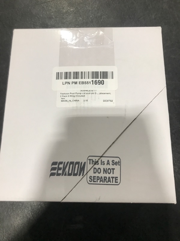 Photo 1 of Feekoon Pool Pump Lid and O Ring, Pump Strainer Lid Compatible with Hayward Power-Flo SPX1500D2A, Clear Strainer Cover Replacement, 1 Extra O Ring and Lubricating Grease Included