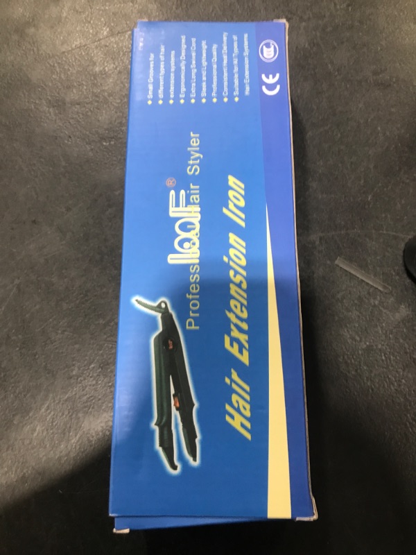Photo 1 of Heat Hair Connector Adjustable Temperature Heating Tip Hair Extension Iron, Fusion Hair Extension Iron Keratin Bonding Tools