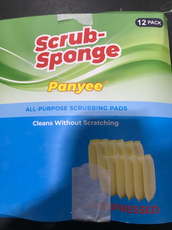 Photo 1 of All-Purpose Non Scratch Sponges?Sponges Kitchen for Washing and Cleaning Dishes, Non-Stick Cookware,Premium Scrub and Scrubbers?Cleaning of Kitchen, Bathroom,and Household,12Pad