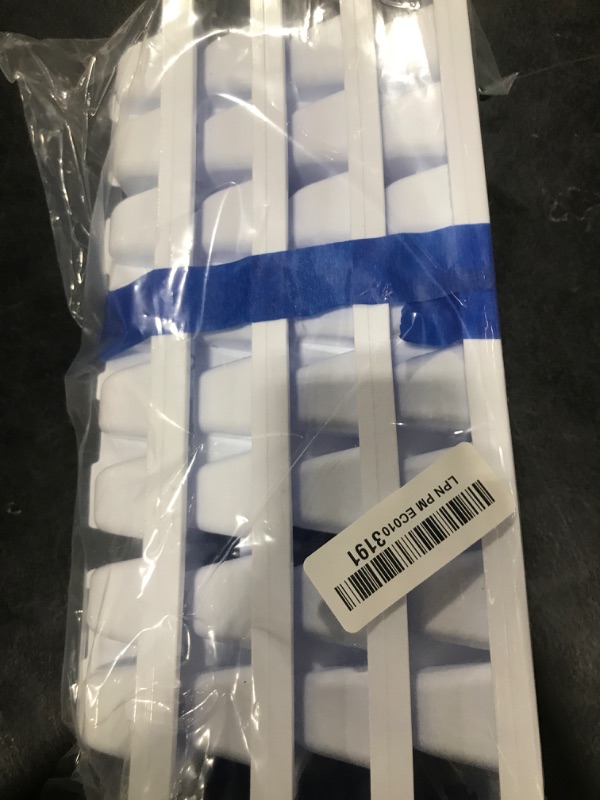 Photo 1 of Kitch Easy Release White Ice Cube Tray, 16 Cube Trays (Pack of 4) (4 Pack - 64 Cubes)