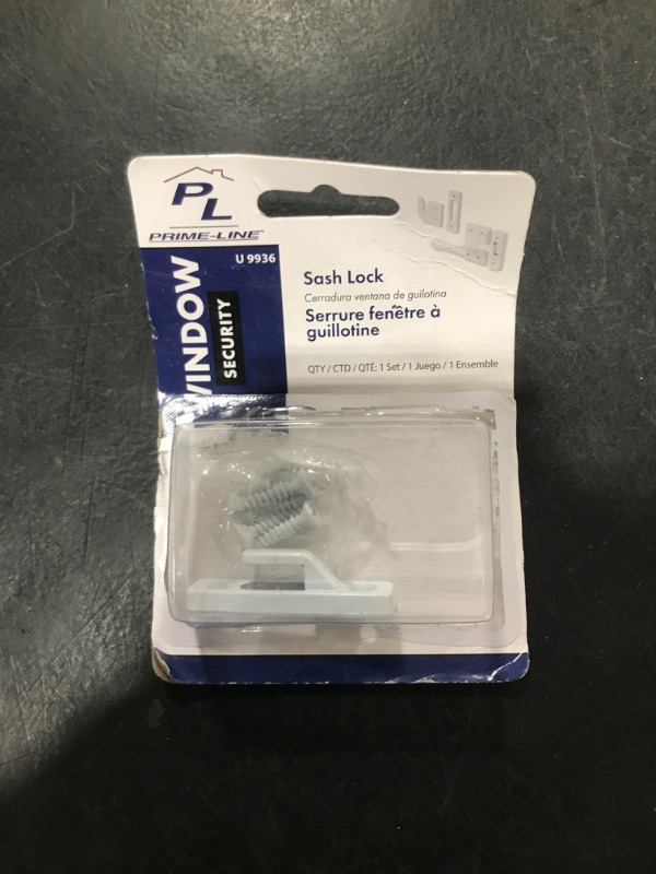 Photo 1 of Prime-Line U 9936 Diecast with White Finish, Casement Window Sash Lock (Single Pack)