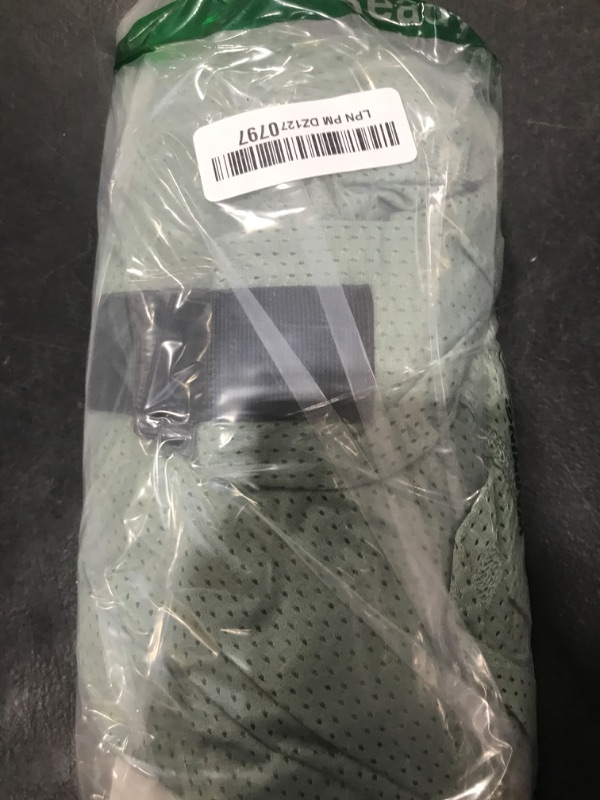 Photo 1 of Momcozy Adjustable Buckle Baby Wrap Carrier Cooling Air-Mesh, Easy to Wear Baby Carrier Sling, Baby Carriers Newborn to Toddler 8-35lbs, Suit for Waist 47-57inch,Plus Size Grey Green