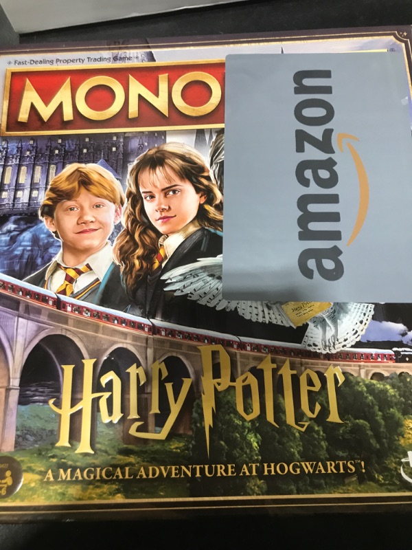 Photo 1 of Monopoly Harry Potter Edition Board Game | A Magical Adventure at Hogwarts | Ages 8 and Up | 2 to 6 Players | Family Games | Gifts for Kids and Adults
