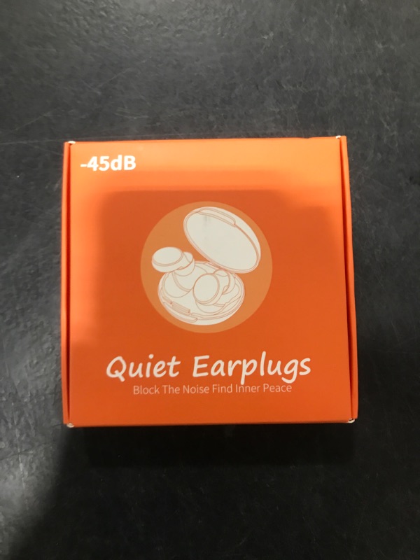Photo 1 of Ear Plugs for Sleeping Noise Cancelling, 45dB Soft Earplugs for Concert, Reusable Ear Plugs for Noise Reduction with Case & 8 Eartips, for Sleeping, Concert, Working, Studying, Traveling (Black)
