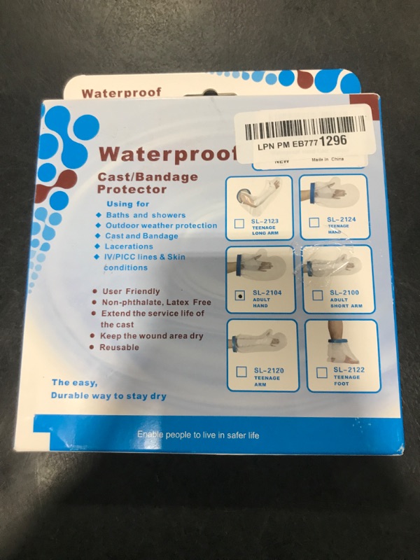 Photo 1 of UpGoing Waterproof Hand Cast Covers for Shower Bath, Adult Watertight Wrist Protector Resuable Wound Bandage Sleeve Bag for Broken Hand, Fingers, Surgery, Burns[2025 Upgrade]