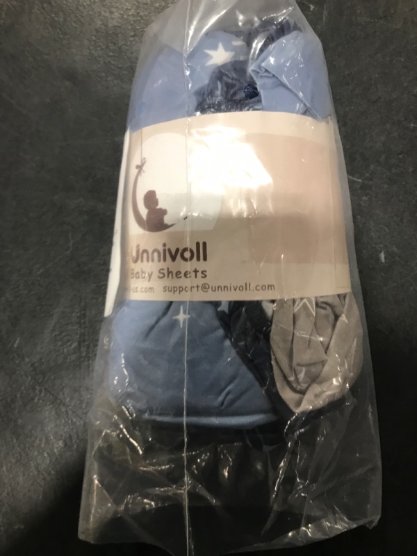 Photo 1 of Unnivoll Baby Bassinet Sheets Girl Boy, Fitted Bassinet Sheet Set 3 Pack Bassinet Mattress Sheets Universal Fit for Rectangle, Round, Oval, Hourglass Mattress, Soft Breathable Blue Gray Planet