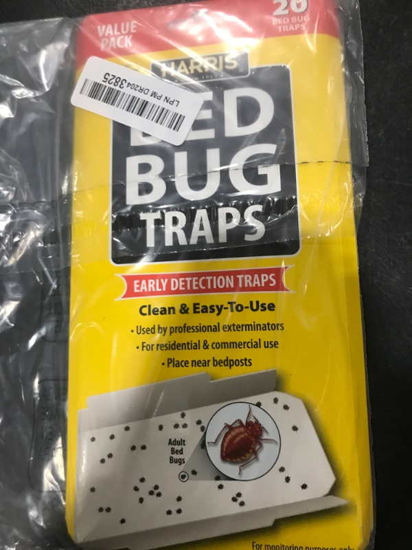 Photo 1 of HARRIS Bed Bug Traps - Parent (20-Pack)