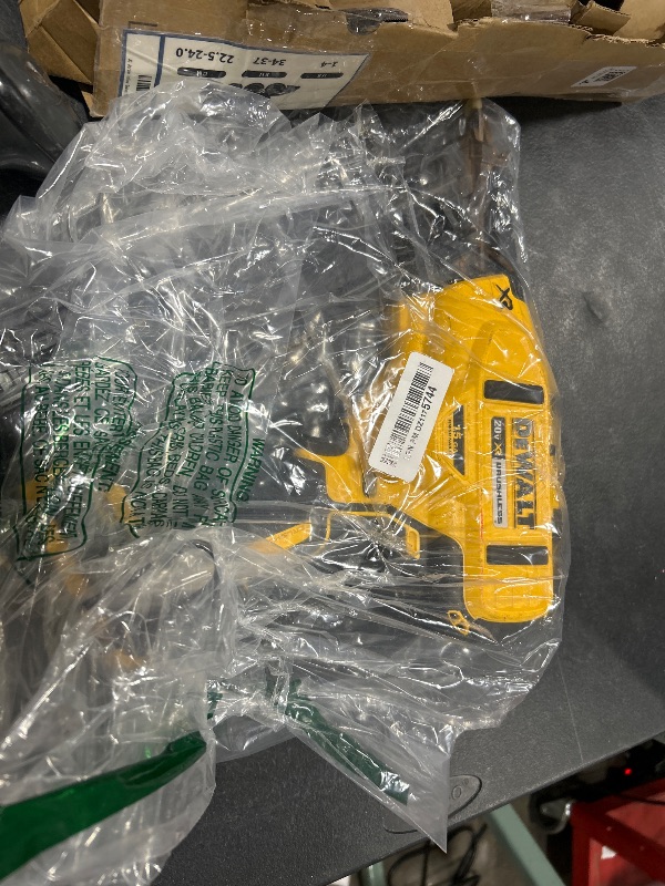 Photo 1 of DEWALT 20V MAX* Finish Nailer, Angled, 15GA (DCN650B)
