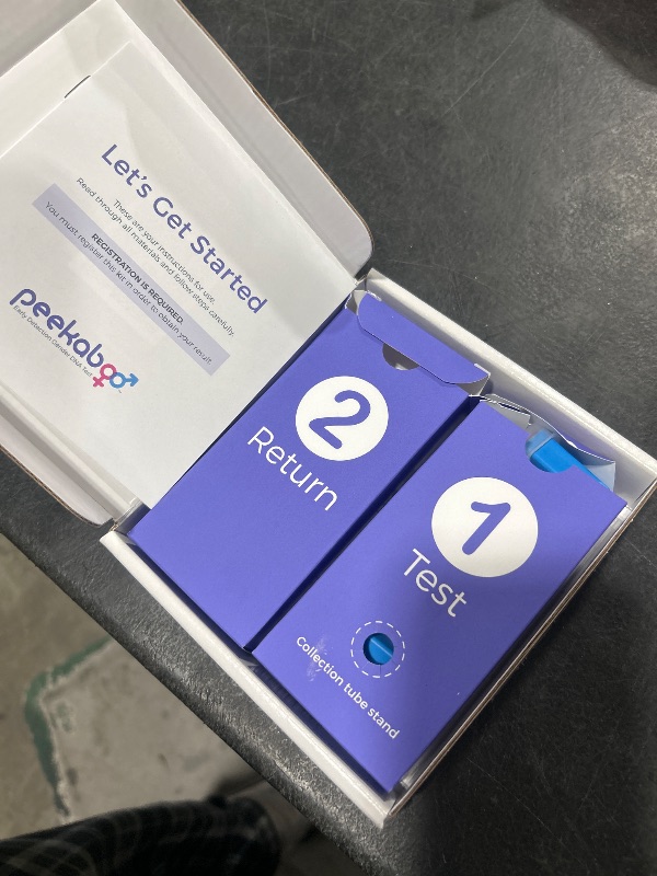 Photo 1 of Peekaboo Express Early Gender at Home DNA Test, Over 99% Accurate, Test as Early as 6 Weeks Pregnant, Includes Lab Fee
