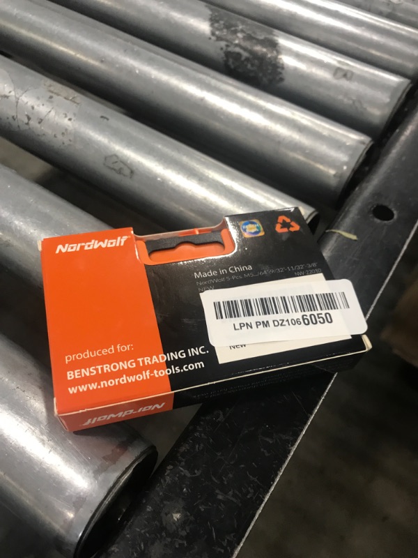 Photo 1 of NordWolf 5-Piece M35 Cobalt Stubby Drill Bit Set for Stainless Steel & Hard Metals, with 1/4" Hex Shank for Quick Chucks & Impact Drivers, SAE Sizes 5/32"-13/64"-9/32"-11/32"-3/8" in Storage Case