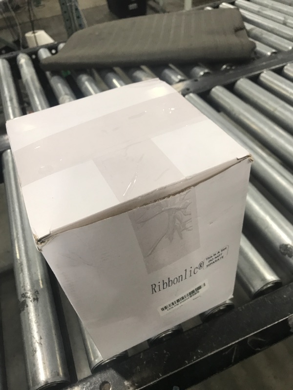 Photo 1 of Ribbonlic 3/4" x 500' Woven Cord Strapping Kit, Woven Cord Banding Packaging Strapping Roll and 100 Pack Metal Wire Buckles, 2400 Lbs Break Strength