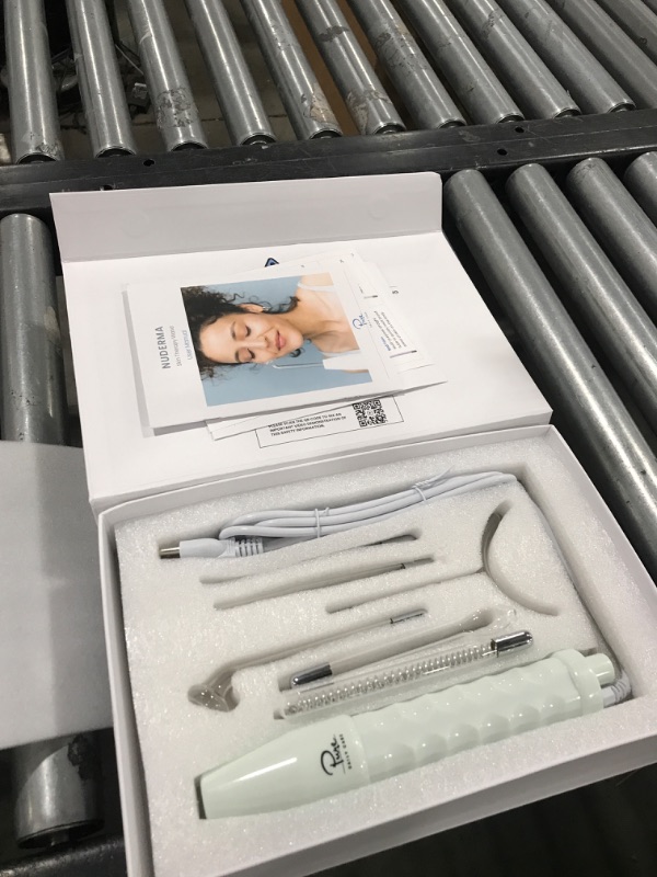 Photo 1 of NuDerma Clinical Skin Therapy Wand - Portable Skin Therapy Machine w 6 Fusion Neon + Argon Wands – Anti Aging - Clarifying - Skin Tightening & Radiance - Wrinkle Reducing