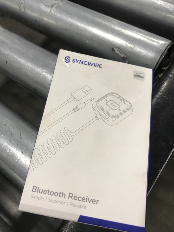 Photo 1 of Syncwire Bluetooth 5.4 Aux Car Adapter [Large Mic&Noise Cancellation] Bluetooth 3.5mm Receiver for Car with Coiled Cable [Light Switch][Hands-Free Call] [HiFi Deep Bass] Plug-and-Play for Stereo Audio