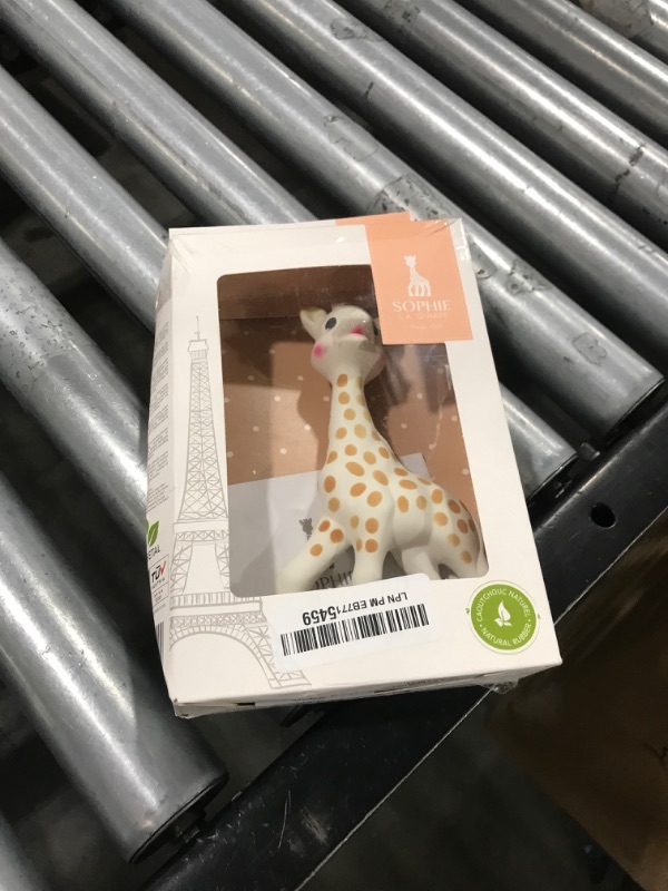 Photo 1 of Sophie la girafe | Handcrafted for 60 Years in France | 100% Natural Rubber | Designed for Teething Babies | Awaken All 5 Senses | Easy to Clean | Pack of 1