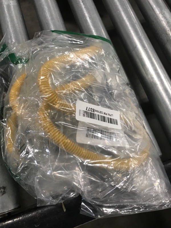 Photo 1 of AMI PARTS 48" Flexible Gas Line Kit Yellow Coated, Gas Hose Connector Kit for Dryer, Stove, Water Heater,5/8" OD(1/2" ID) Stainless Steel Gas Line with Connector 1/2" MIP &1/2"FIP & 3/4"MIP Fitting 