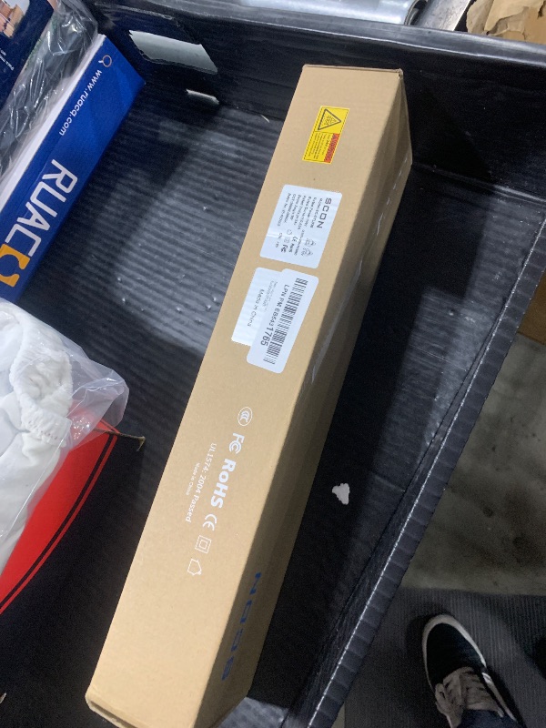 Photo 1 of SCON XTB106-24SD 24V Magnetic LED Lamp Head for Recessed/Ceiling/Pendant Track Lighting System, Linear Spotlight Ceiling Wall Light (15W/3000K-Warm White/30°/Ra85/Support Dimming)