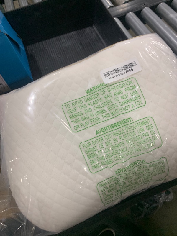 Photo 1 of Royal Therapy Memory Foam Pillow, Queen Neck Pain Relief, Contour Cervical Pillow, for Neck and Shoulder Pain, Side, Back and Stomach Sleeper