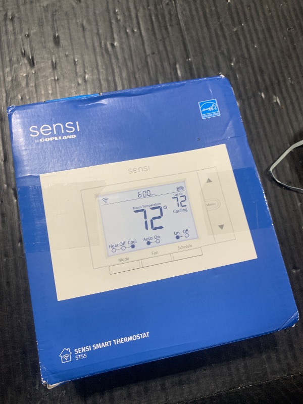 Photo 1 of Sensi Smart Thermostat, 100 Years Of Expertise, Wi-Fi, Data Privacy, Programmable, Easy DIY Install, Works With Alexa, Energy Star Certified, Mobile App, ST55
