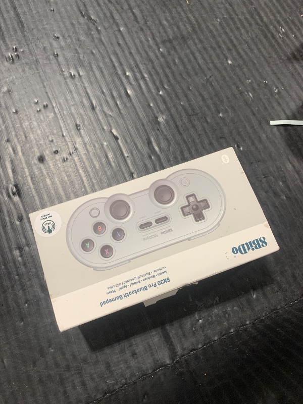 Photo 1 of 8Bitdo SN30 Pro Bluetooth Controller, Hall Effect Joystick Update, Compatible with Switch, PC, macOS, Android, Steam Deck & Raspberry Pi (Gray)