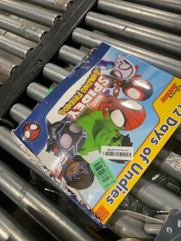 Photo 1 of Spiderman Boys' Toddler Exclusive 12-PK UNBOXING Superhero Friends Perfect for Gifting & Potty Training, 12-Pack Spidey Multi-Hero Briefs, 2-3T