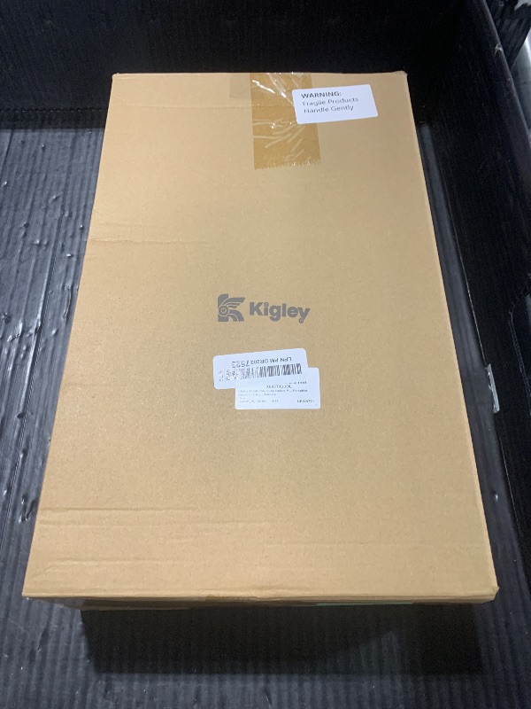 Photo 1 of Kigley Acrylic Brochure Holder Pamphlet Brochure Display Stand, 3 Tier 12 Pockets Tabletop Greeting Card Display Clear Flyer Holder for Pamphlet, Document, Sign, Folders