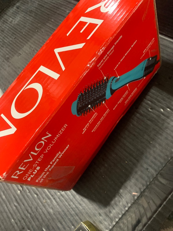 Photo 1 of REVLON One Step Volumizer Plus Hair Dryer and Styler | More Volume, Less Damage, and More Styling Control for Easy and Fast Salon-Style Blowouts, Plus Travel Friendly (Teal)