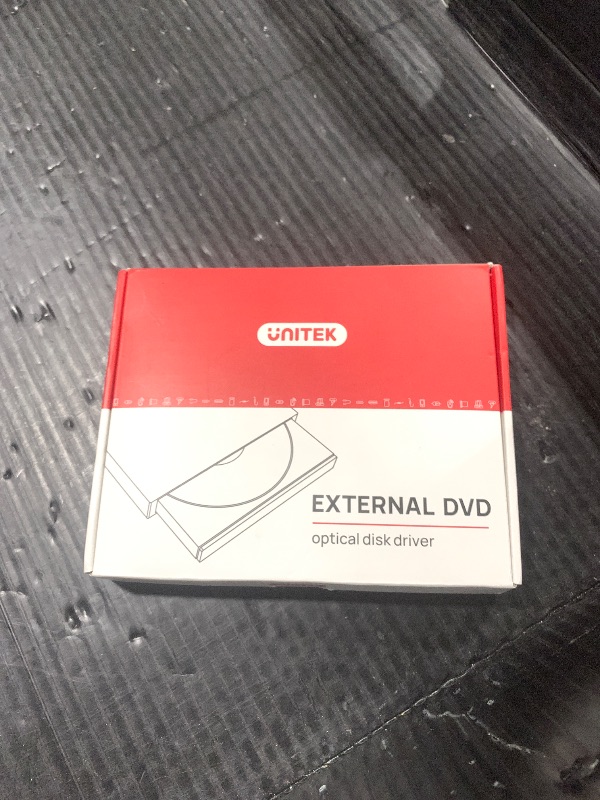 Photo 1 of Unitek External CD DVD Drive, USB C Portable CD/DVD +/-RW Drive/DVD Player with SD Card Reader USB 3.0 USB C Hub CD ROM Burner Compatible with Laptop Desktop PC Windows Linux OS Apple Mac