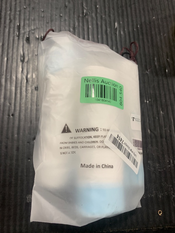 Photo 1 of Small Trash Bag, 2.6 Gallon Garbage Bags Bathroom Trash can Liners for Bedroom Home Kitchen 80 Counts,2 Gallon Trash Bag with Blue Drawstring, White Bags