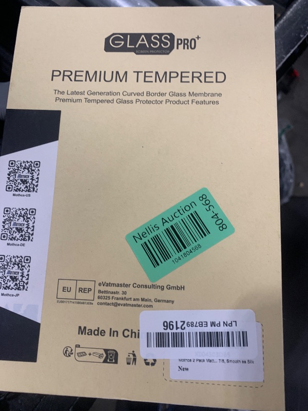 Photo 1 of Mothca 2 Pack Matte Glass Screen Protector for iPad Mini 8.3” A17 Pro (2024) & Mini 6 (2021) with Alignment Frame, Anti-Glare & Anti-Fingerprint Tempered Glass Film for iPad Mini 7/6, Smooth as Silk