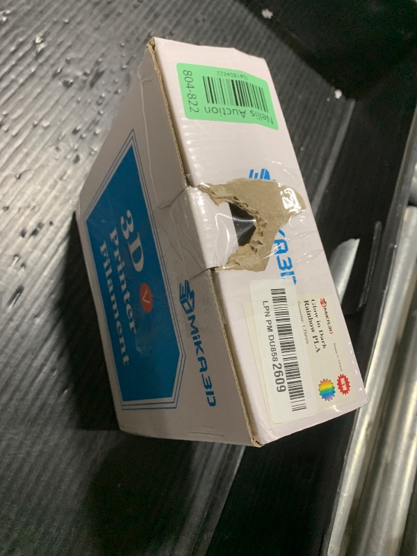 Photo 1 of 1.75mm Glowing in Dark Fast Color Change Rainbow Multi Colored PLA Filament, Each 5-10m Fast Color Random Gradually Changed 3D Printer Material, 1KG 2.2lbs PLA with Extra 3D Printing Tool by MIKA3D