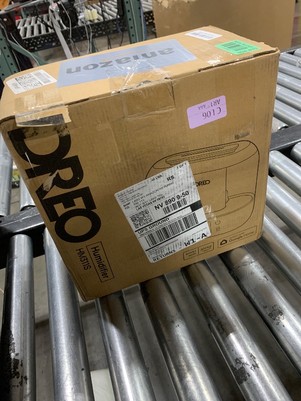 Photo 1 of Dreo Smart Humidifiers for Bedroom, Top Fill 4L Supersized Cool Mist Humidifier with Nightlight, 32H Runtime, Touch/APP/Voice Control, 28 dB Quiet Ultrasonic Humidifiers for Large Room, Baby, Plants