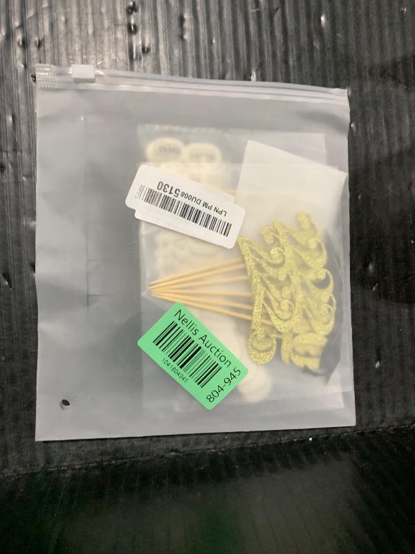 Photo 1 of 24Pcs Graduation Cupcake Toppers, Graduation Cupcake Picks for Cupcake Food Decorations - Class of 2025 Cupcake Toppers Supplies (Gold)
