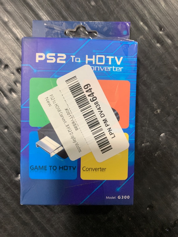 Photo 1 of sartyee New PS2 to HDMI Converter Adapter, Video Converter with 3.5mm Audio Output for HDTV HDMI Monitor, with USB Power Cable, Supports All PS2 Display Modes