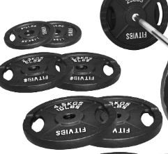 Photo 1 of Fitvids Cast Iron 1" Standard Weight Plates