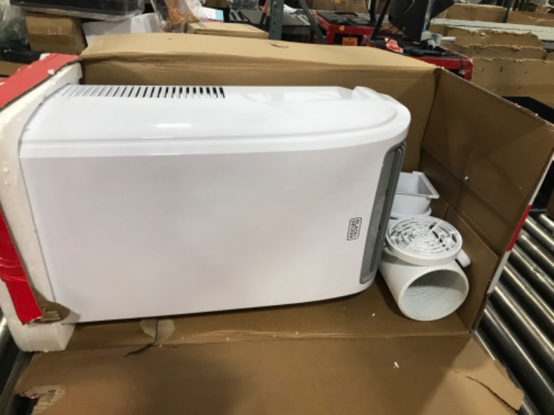 Photo 1 of BLACK+DECKER Smart Portable Air Conditioner, 12,000 BTU for Rooms up to 550 Sq. Ft., Smart Portable AC with Follow Me Remote and Window Kit, BPACT12WT, White