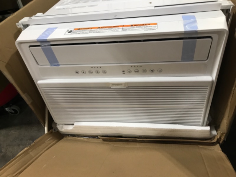 Photo 1 of Whirlpool 24,000 BTU Window Mounted Inverter Air Conditioner with Quiet, 230V, AC for Large Rooms up to 1500 Square Feet with Remote, Window AC Unit for Apartment, Living Room, Bedroom