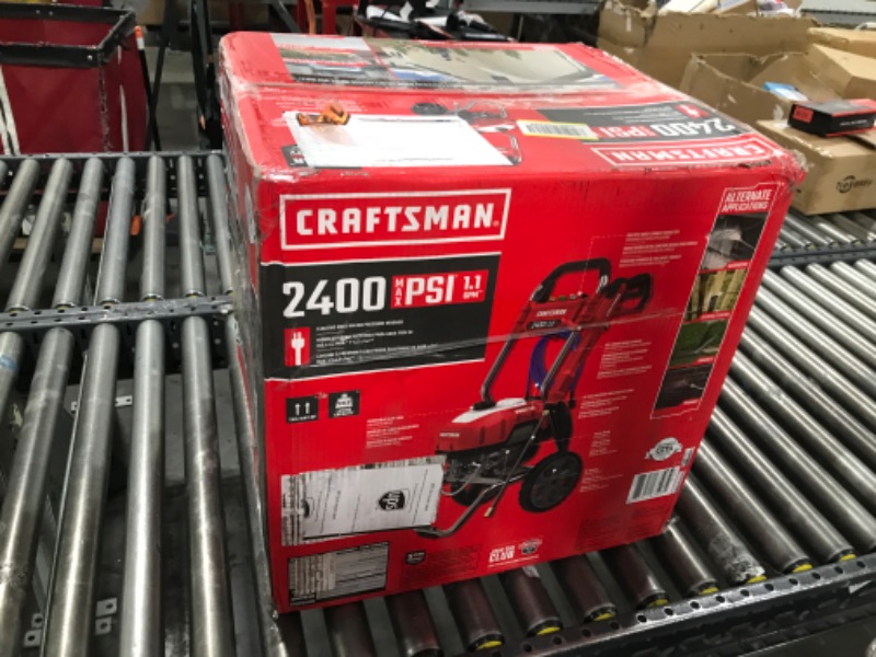 Photo 1 of CRAFTSMAN Electric Pressure Washer, Cold Water, 2400-PSI, 1.1-GPM, Corded (CMEPW2400)