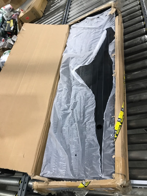 Photo 1 of Pyle Car Vehicle Curbside Driveway Ramp - 4ft Heavy Duty Rubber Threshold Bridge Tracks Curb Ramps, 2 Pieces Set (for Car, Truck, Scooter, Bike, Motorcycle, Wheelchair Mobility), Black