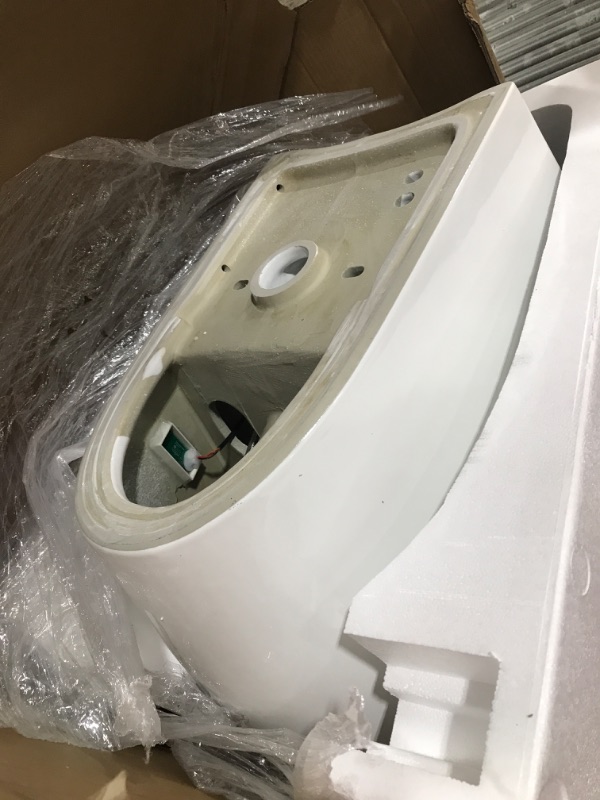 Photo 1 of DeerValley Smart Toilet with Bidet Built in, Tankless Toilet for bathrooms with Auto Flushing, Heated Seat, Warm Dryer, Foot Sensor Operation, LED Display, Remote Control