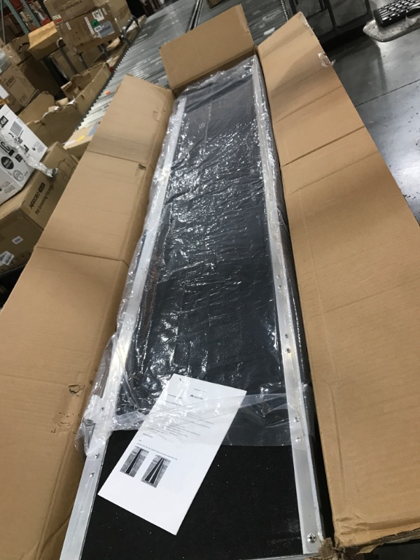 Photo 1 of MAASTERS Wheelchair Ramp 12 Feet - Aluminum Long Wheelchair Ramp - Loading Capacity 600 lbs - Portable 12 Foot Ramp with Extra Support Leg