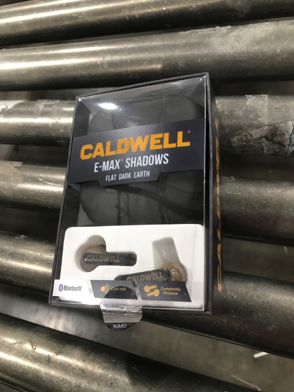 Photo 1 of Caldwell E-Max Shadows FDE 23 Decibels NRR - Electronic Hearing Protection with Bluetooth Connectivity for Shooting, Hunting, and Range